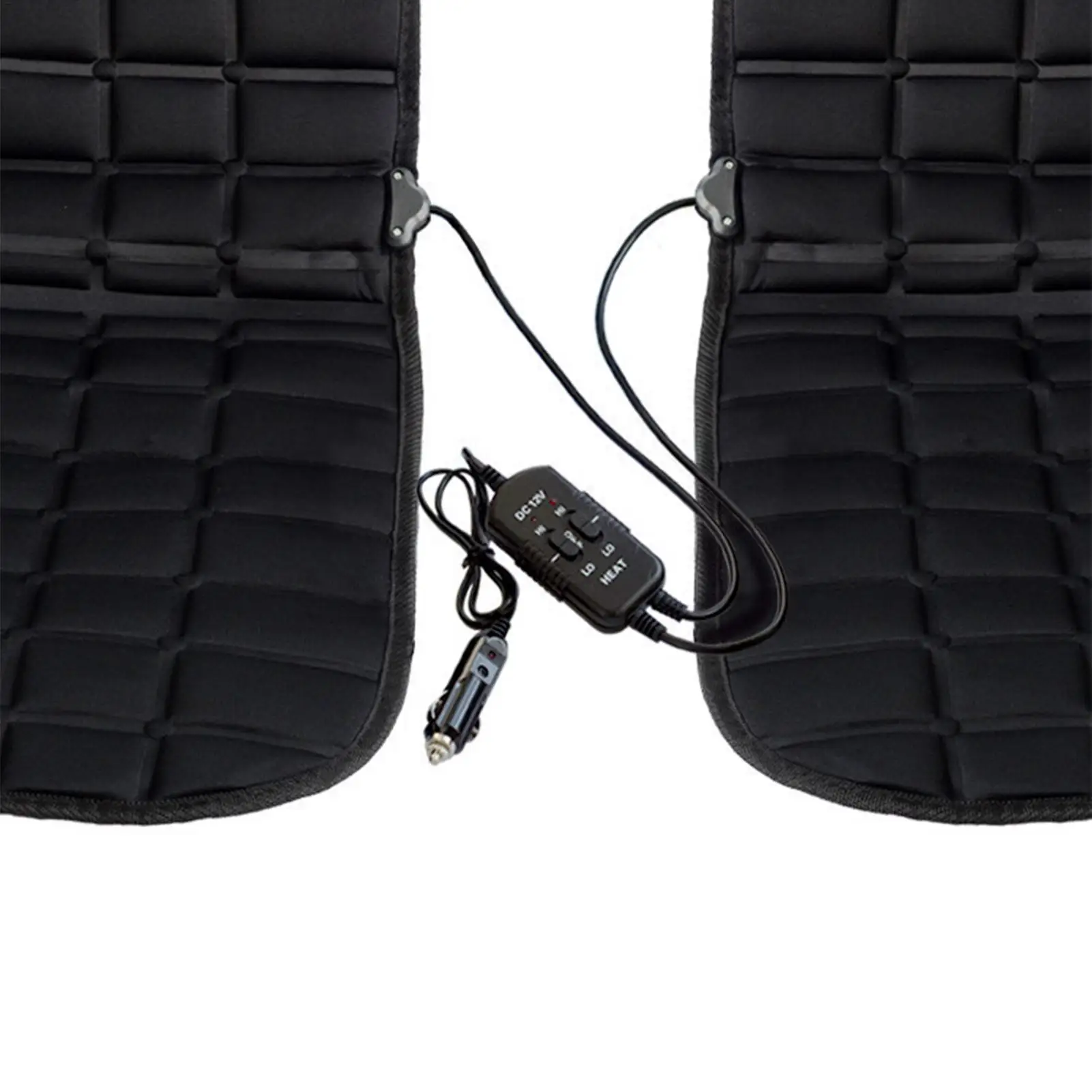 

Heated Car Seat Cover 12V Automotive Warm Supplies Automotive Seat Warmer For Cars Trucks SUVs RVs Drivers Travelers Winter