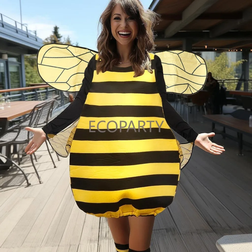 

Kangaroo Bumble Bee Costume for Adults & Kids, Halloween Bee Costume, Honey Bee Costume Women Halloween Costumes disfraz hombre