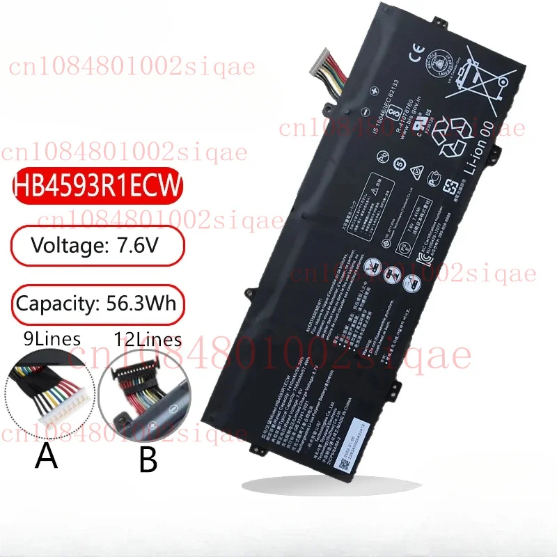 

4593R1E2 Аккумулятор для Huawei Magicbook 14 2019, I5 8250U, I7 8550U, R5 2500U, Matebook 14 2020, X Pro 13,9, MACH-W29C, KPRCW10, K