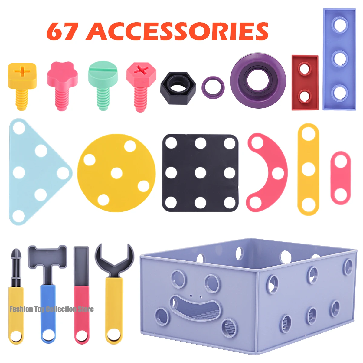 Variable DIY Screw Repair Kit Toys For Children Nut Disassembly Assembly Tools Set Creative 3D Puzzle Educational Toys Kids Gift