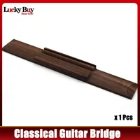 1 Uds. Puente de guitarra clásica de palisandro puente de guitarra clásica de 6 cuerdas instrumentos musicales de 200MM de longitud