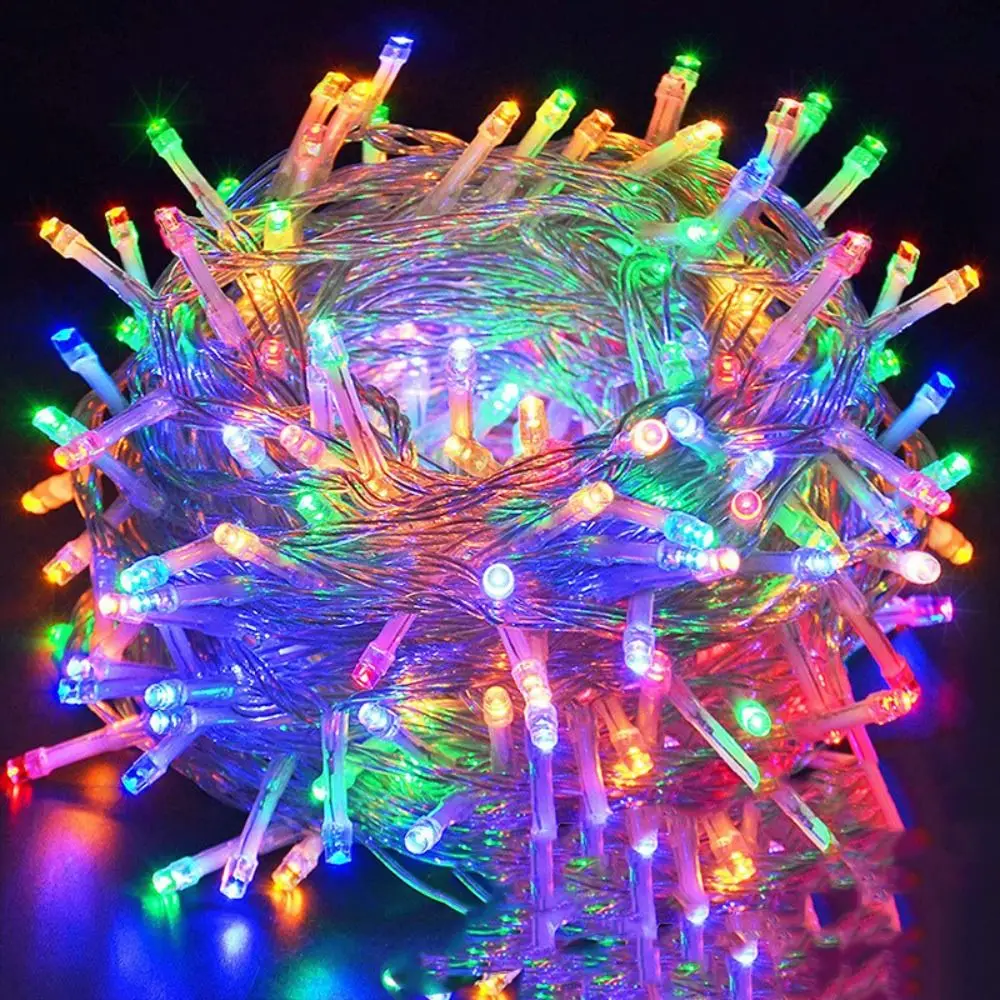 20M lengte LED-lichtslingers Waterdicht 8 modi Waterval Fairy Light Ultra Bright Outdoor String Light Home Decor