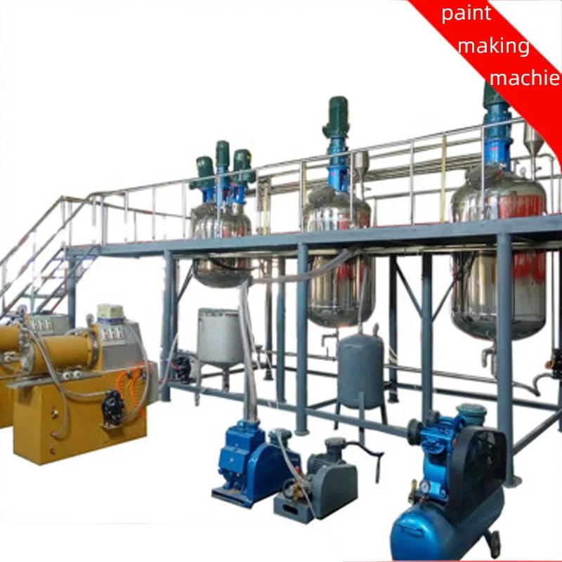 Paint Machinery Equipment Making Machine Production Line Paint Dispersion Machine