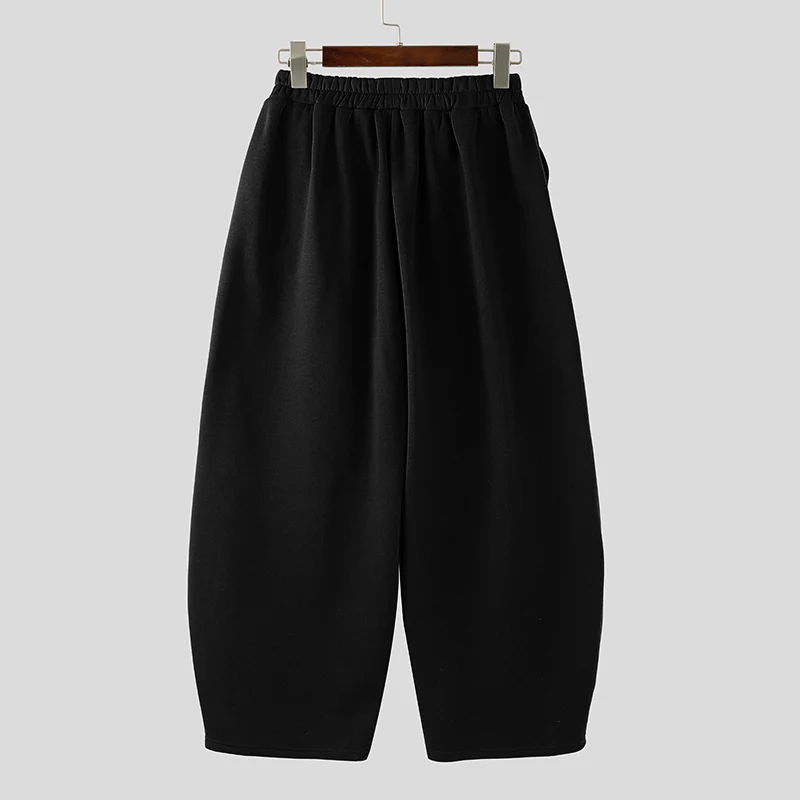 Männer Weite Hosen Elastische Taille Jogger Lose Freizeithosen Männer Streetwear Koreanischer Stil Mode Männliche Lange Hosen S-5XL INCERUN – Detail 13