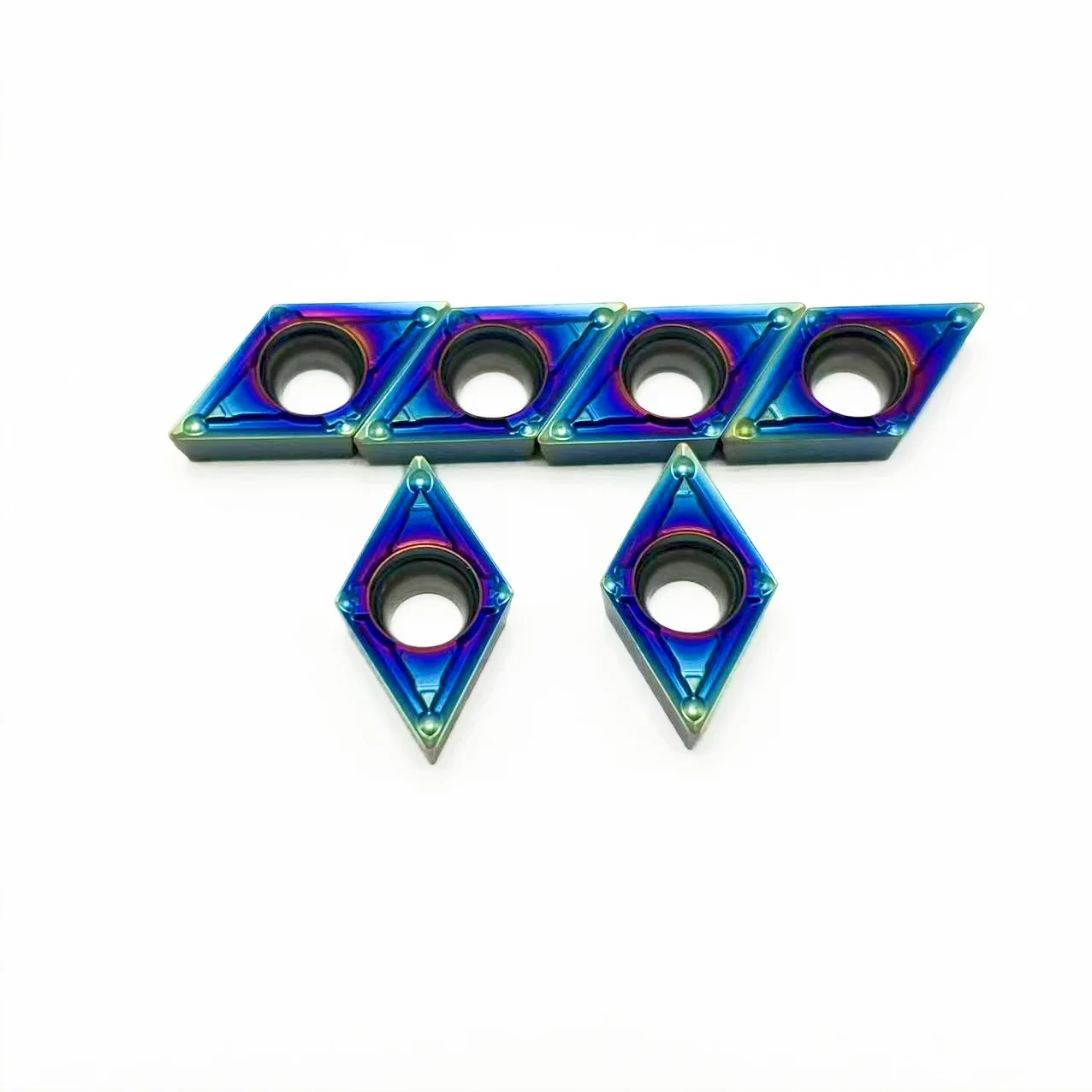 Inserto in metallo duro di alta qualità DCMT11T304 DCMT11T308 KT7030 utensili per tornitura per tornio CNC in acciaio ad alta durezza piastra da 10 pezzi