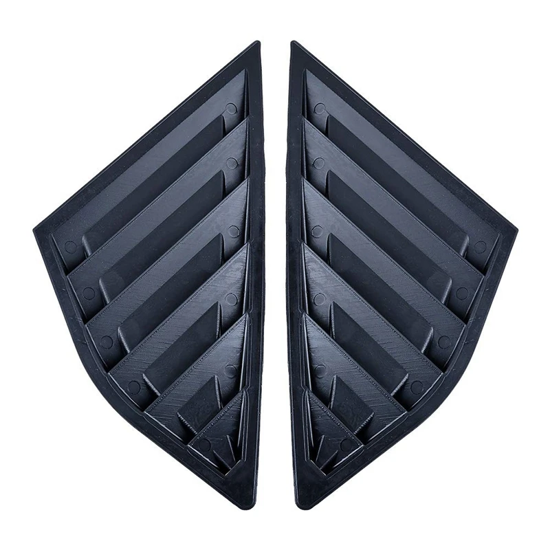 Rear Window Triangular Carbon Fiber For Ford Focus ST R-S 2012-2018 Window Blinds Triangular Window Protection Cover Car Accesso