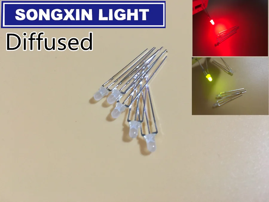 10Pcs Led 3Mm Round…