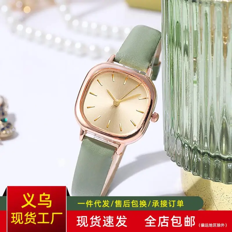 

New small fresh watch women's watches Mori literature cross-border small square sugar student watch