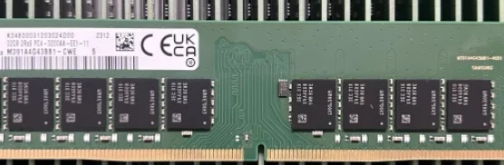 

Для 32 ГБ DDR4 ECC UDIMM 2666/3200 МГц M391A4G43BB1-CWE * ECC небуферированный * DIMM