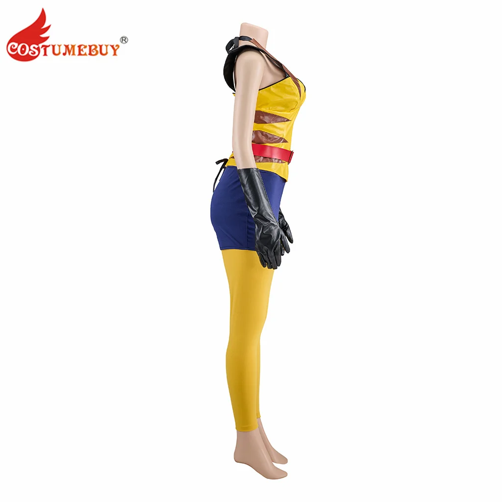

Superhero Female Cosplay Costume Women Sexy Top Pants Outfits with Belt Gloves and Mask Full Set Halloween Christmas Suit