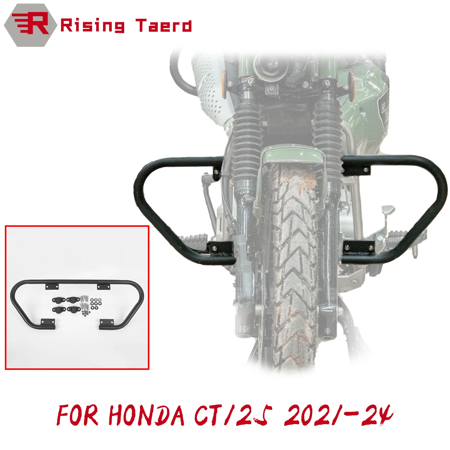 Motorcycle Accessories engine Guard Protection Bumper Frame Slider Protector For Honda CT125 Trail125 Hunter Cub 125 2020-2024