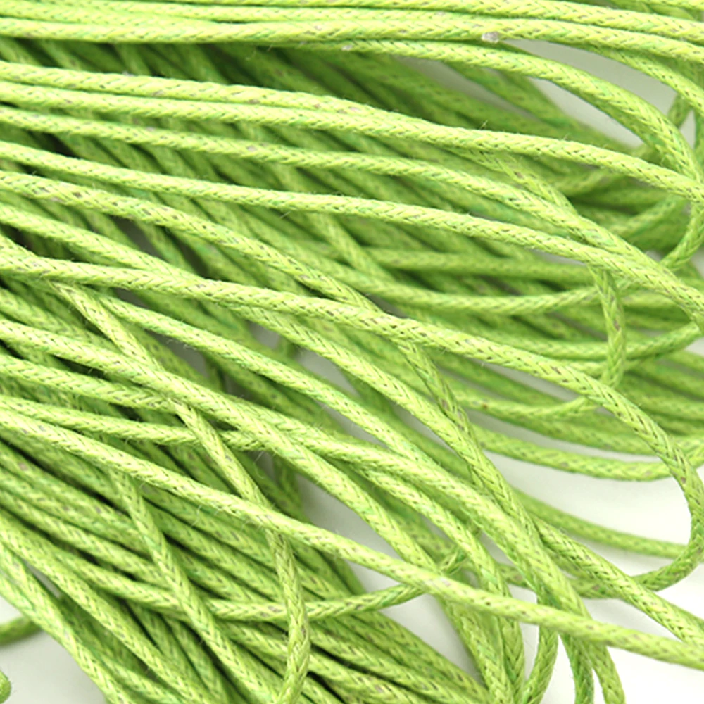70 mt/los 1mm Gewachste Baumwolle String Bunte Perlen Schnur Seil Für Schmuck Machen DIY Armband Halskette Weben Zubehör liefert