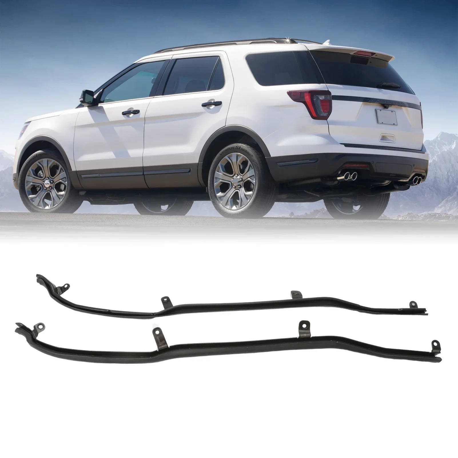 Rear Left&Right Door Weatherstrip Seal for 2011-2019 Ford Explorer LH Driver Side & RH Passenger Side Replaces BB5Z7825324B