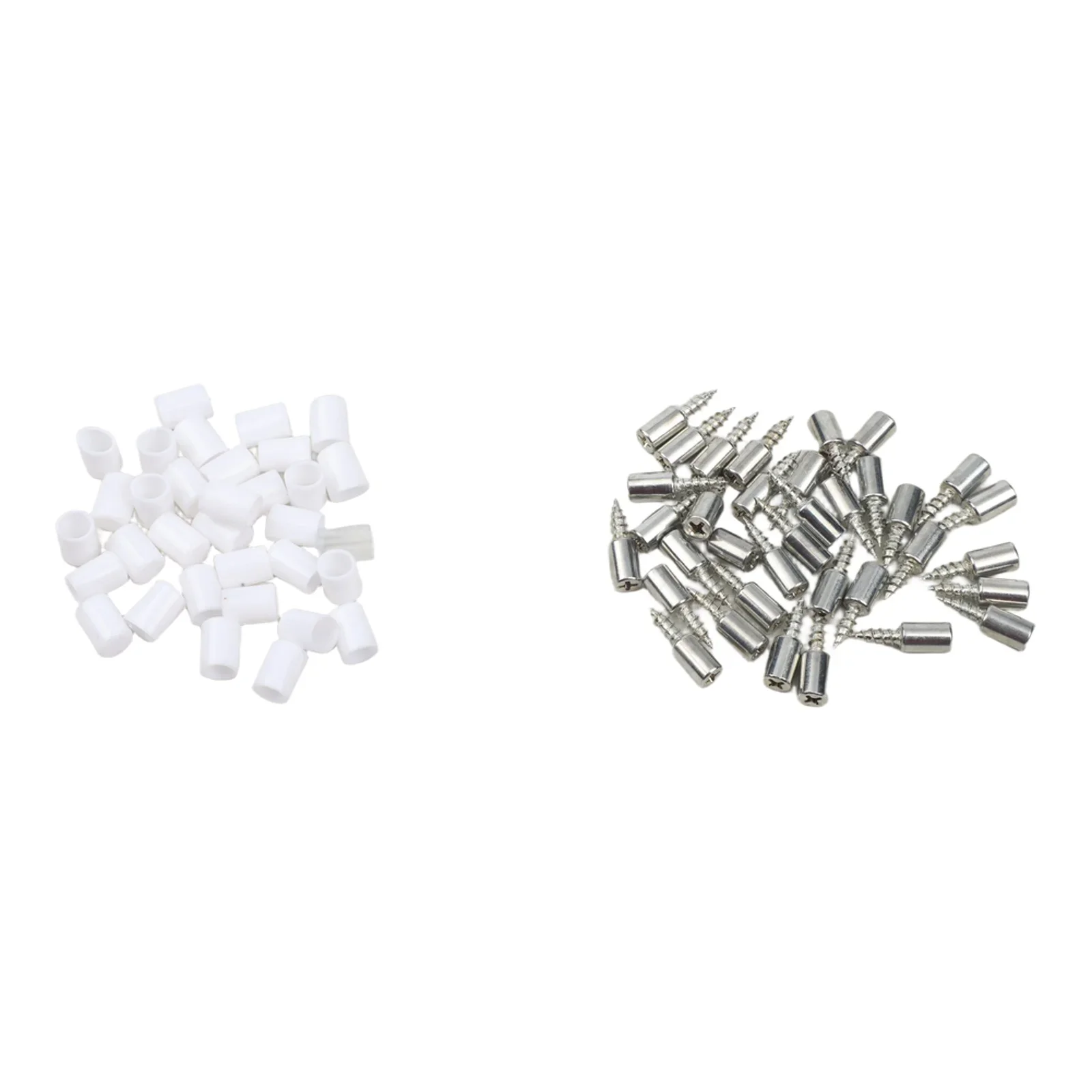 Metal Shelf Bracket Screws Hardware Cabinet Shelf Pins 25.5x7.5mm Bracket Screws Rust-Proof Metal Easy Installation