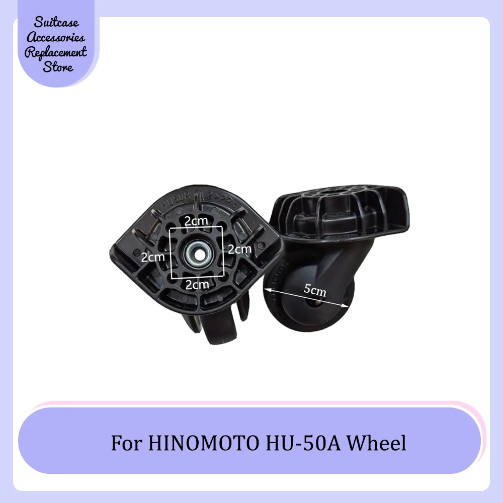 For HINOMOTO HU-50A Universal Wheel Replacement Trolley Suitcase Smooth Silent Shock Absorbing Durable Roller Accessories Wheels