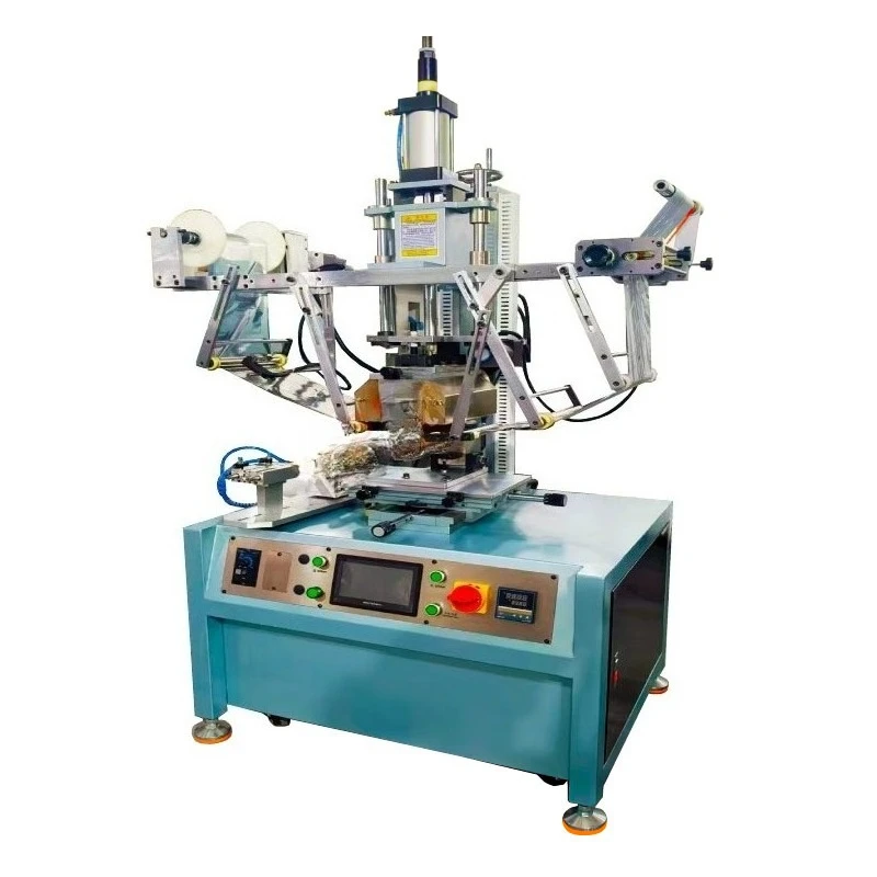 Automatic plastic round bottle hot stamping machine, thread hot stamping machine, servo printing machine, hot stamping machine