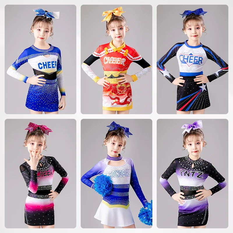 

Primary School Competitive Competition Dance Performance Costumes Cheerleading Team Performance Costumes