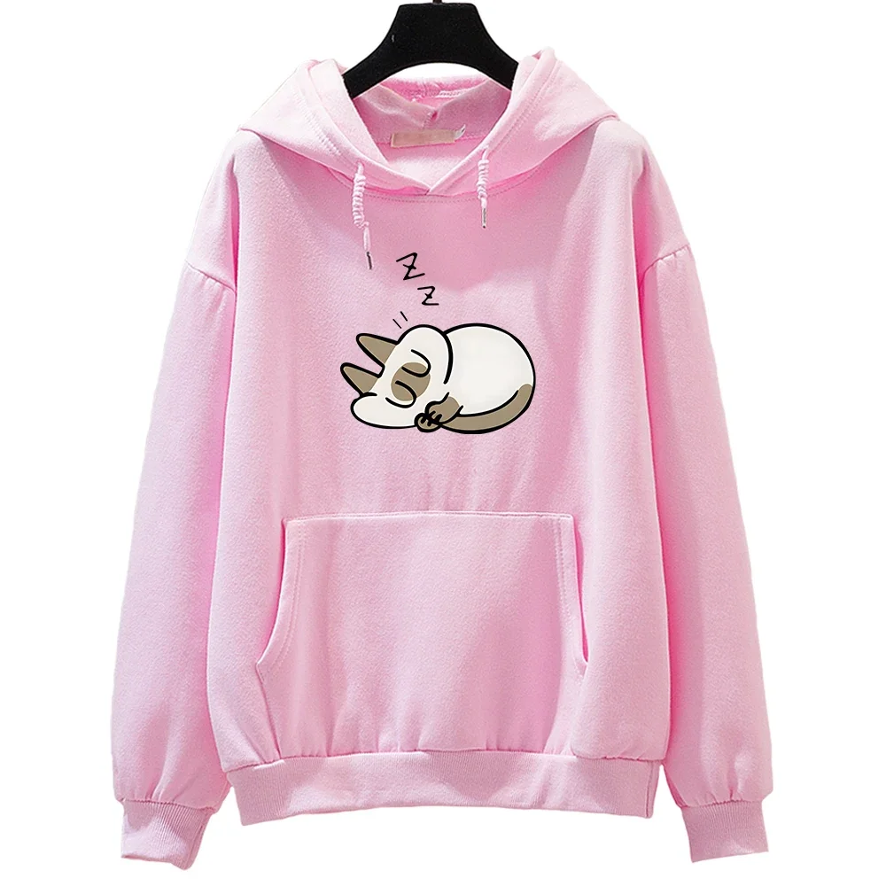 Moletom Nobeko Siamese Cat para Meninas, Nobeko, Moletom de Manga Comprida, O-Gola, Gato Siamês, Kawaii, Desenhos Animados Bonitos, O Centro do Mundo