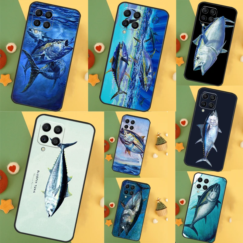  Bluefin Tuna For Samsung Galaxy M30s M31s M32 M52 M12 M55 M15 M13 M23 M33 M53 M20 M21 M51 M34 M54 Case