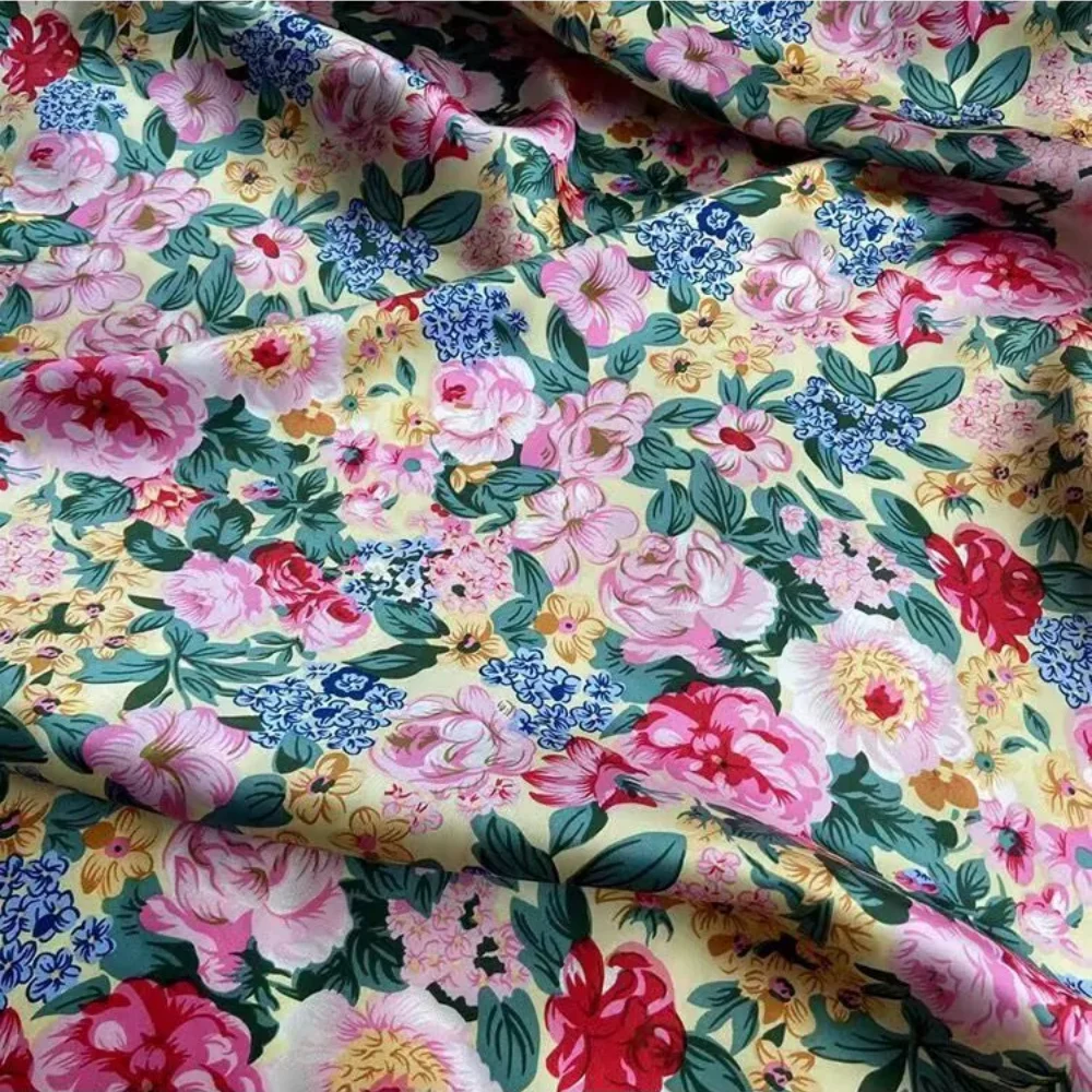 

Comfortable Graceful Drape High Quality Flexible Lustrous Silk Stretch Satin Fabric For Women Custom Dress Baby Shirt