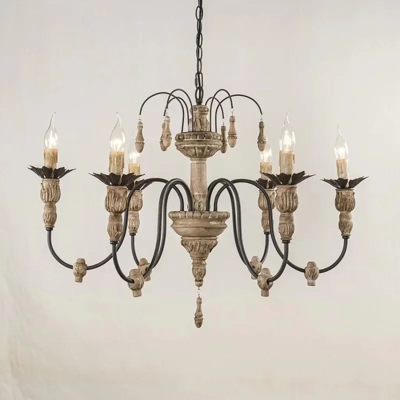 American country retro old creative French chandelier