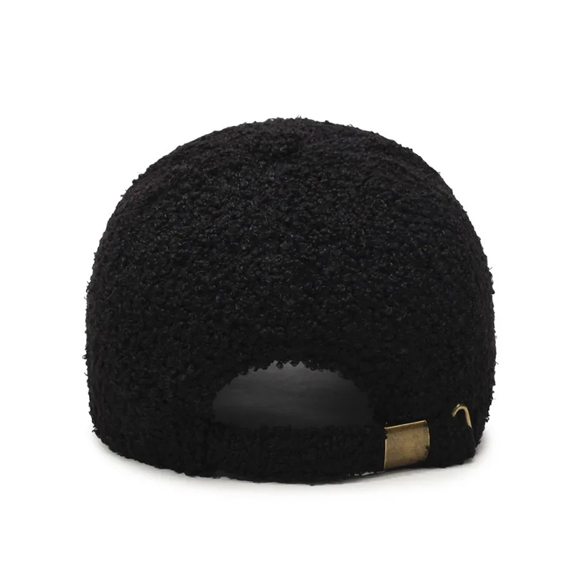 FS Luxury Brand Lambswool Hats For Men Black Beige Letter Embroidery Women Hats Fashion Street Baseball Cap Casquette Homme 2026 view 4