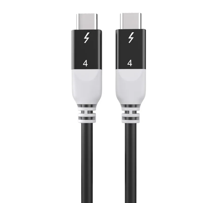 USB-IF Thunderbolt 4 Cable 2M Thunderbolt 40GB Data Transfer 100W Power Charging Compatible Thunderbolt 3 Apple Studio Display