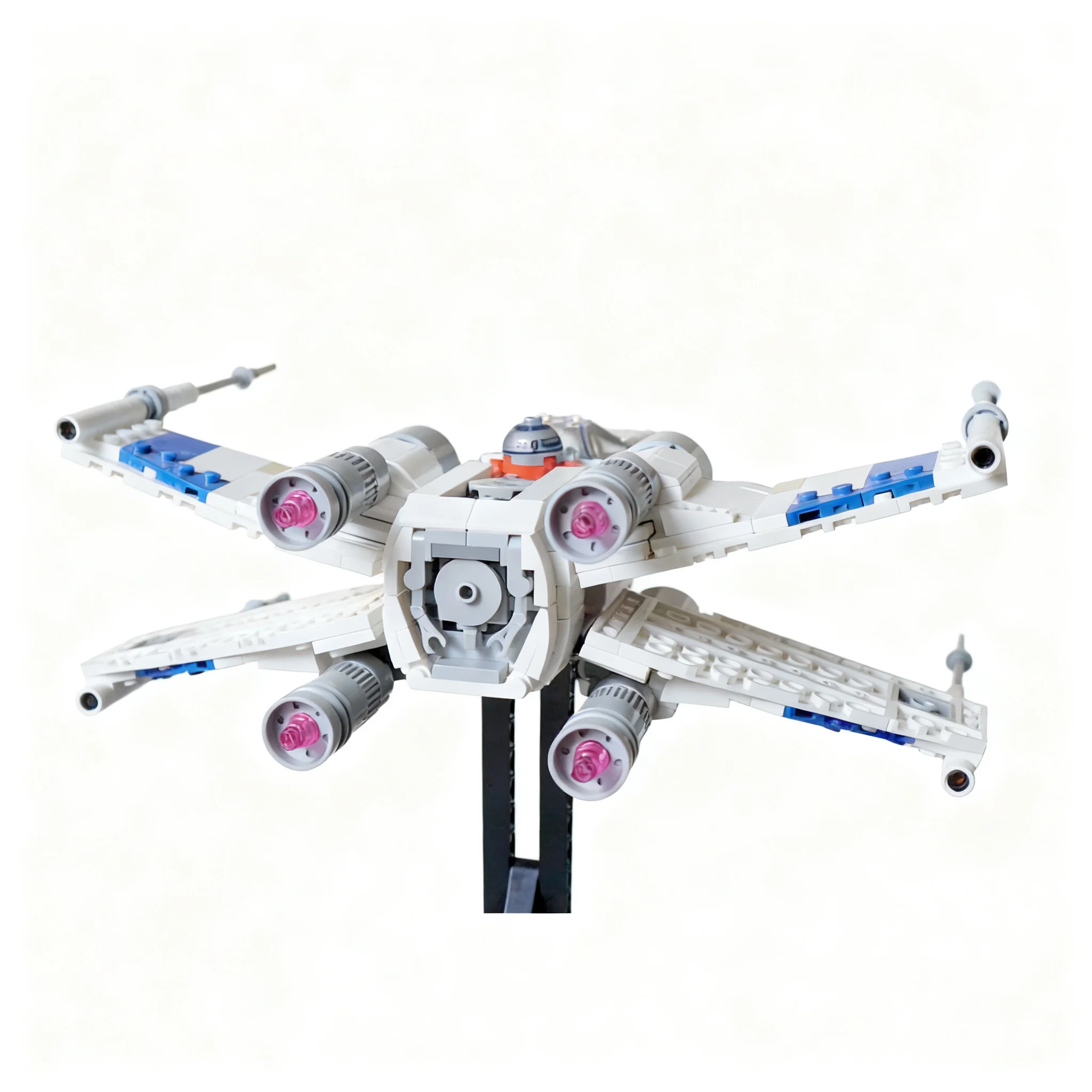563pcs MOC Blue Leader T65b Starfighter 3.0 Update Star Battle Model Building Blocks Christmas Gift Construction Toys Brick