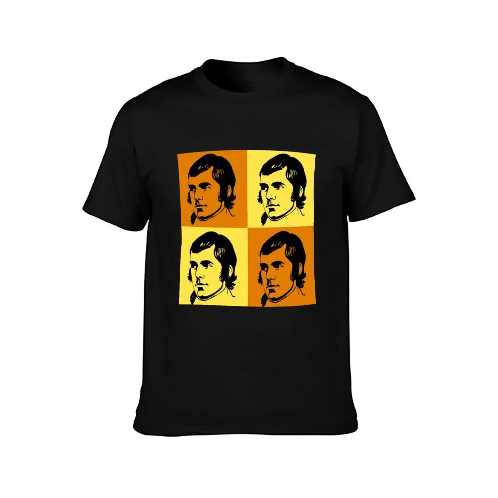 Robert Burns - The Bard of Ayrshire T-Shirt Art Pattern Printed Casual Top T-Shirt