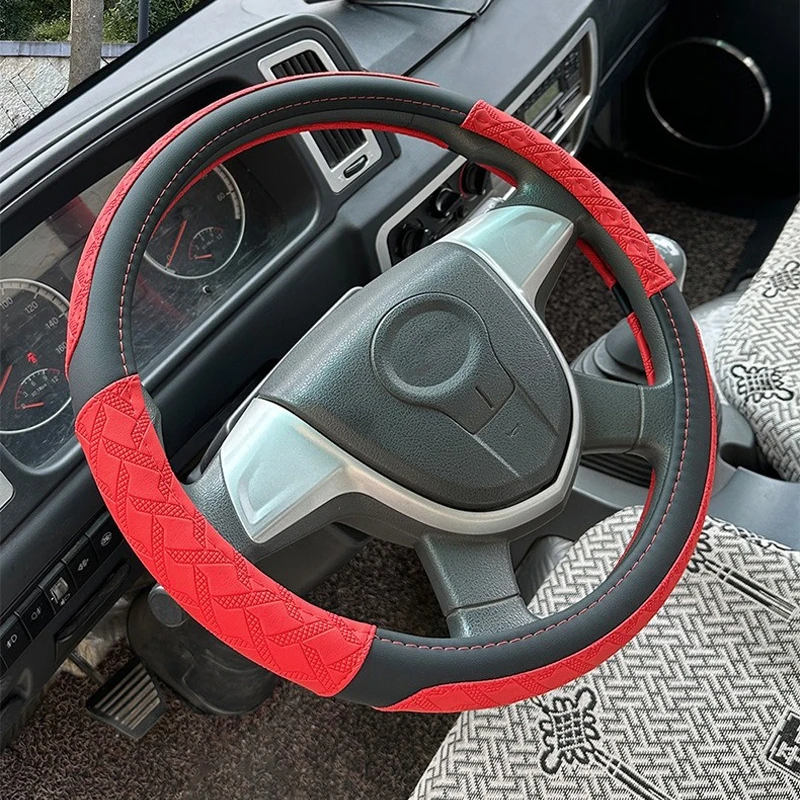 Cubierta grande para volante de camión, furgoneta, autobús, 38 40 42 45 47 CM, para Dongfeng SANY SCANIA IVECO ISUZU Volvo MAN Renault DAF Hino