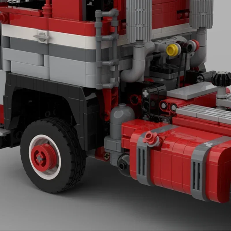 NOWY ciężarówka transportowa 2025 141 V8 6x2 1663 elementy zestaw klocków do samodzielnego montażu, klocki samozaciskowe, prezent urodzinowy