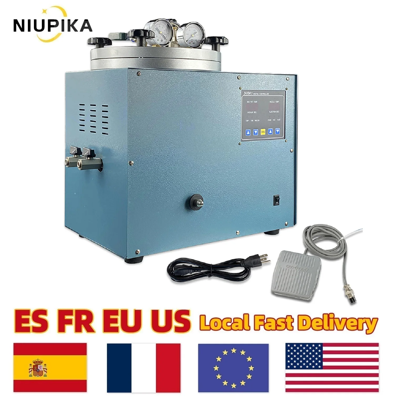 

Automatic Jewelry Wax Injector 3KG 510W Digital Vacuum Casting Machine for Wax Molds Injection Equipment 110V 220V