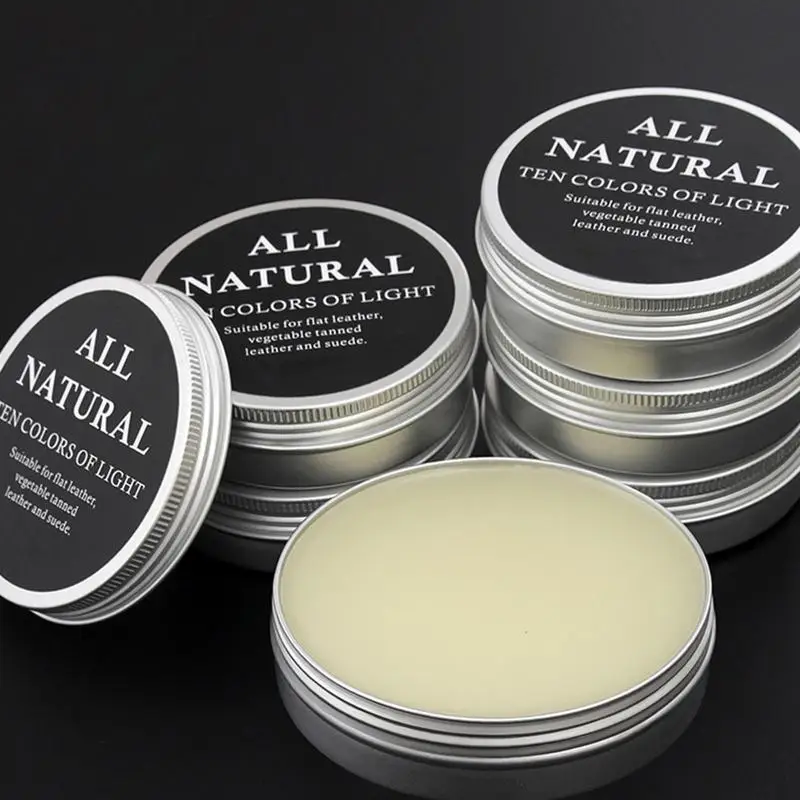 30ml/100ml Leather Care Cream Mink Oil Cream For Leather Shoes Bags Leather Maintenance Cream Practical Leathercraft Accessories