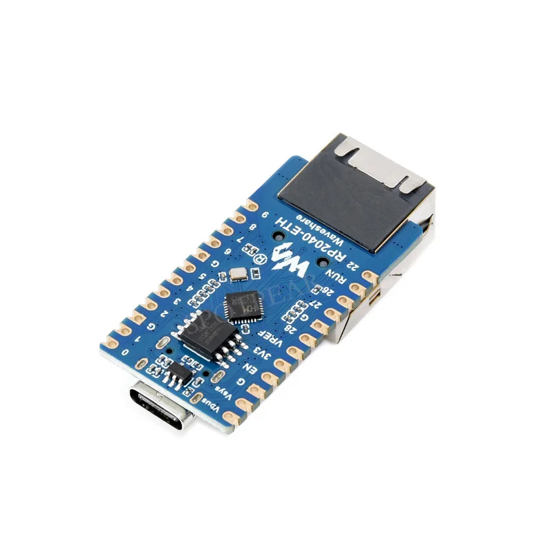 Raspberry Pi Pico RP2040-ETH Mini Development Board RP2040 Ethernet Port Module RP2040 Dual Core Processor