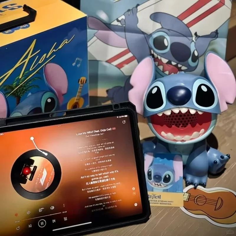 

Оригинальная новая портативная Bluetooth-колонка Maktub в стиле Стича, милая и креативная, идея для подарка на день рождения, коллекционная декоративная игрушка