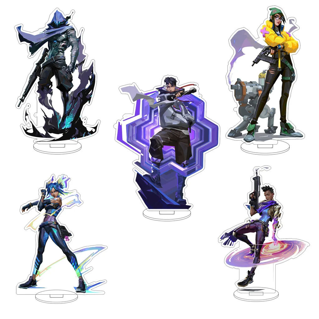 

16CM Anime ‌Valorant Sage Reyna Yoru Phoenix Jett Raze Neon Waylay Cos Acrylic Figure Stand Ornaments Exquisite Chirstmas Gifts