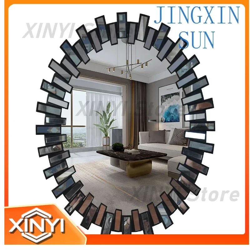 Bedroom Bathroom Mirror School Large Wall Art Women Princess Luxury Garden Mirror Living Room Miroir Mural Modern Decoration