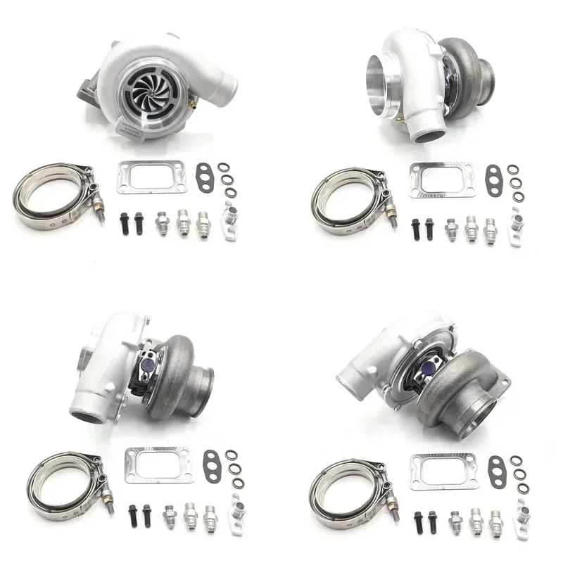 for GEN2 GTX3076 Turbo Float Bearing Billet Compressor Wheel Anti-Surge T3 Inlet 3in Vband Outlet A/R 0.63 Up to 600HP