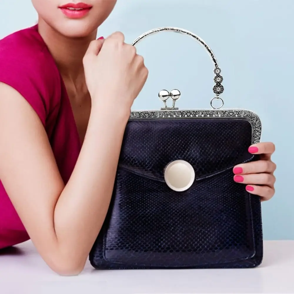 جديد إطار محفظة معدنية قبلة المشبك خمر 20 سنتيمتر محفظة المشبك الإطار محفظة الإطار Craft بها بنفسك الحرفية #2