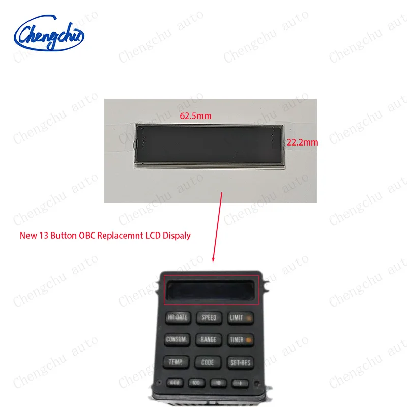 Car LCD Display Screen 13 Button LCD Display for BMW E28 E30 E28 OBC Board screen 325i 325e 325is 325ic 528e 535i Computer BC1