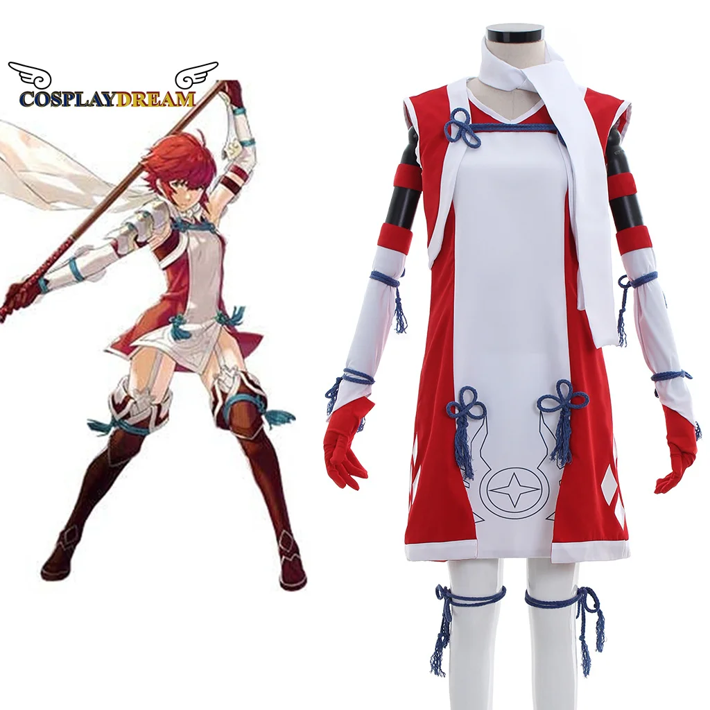 

Game Fire Emblem Awakening Hinoka Cosplay Costume Women Dress Halloween Party Outfits Custom Made