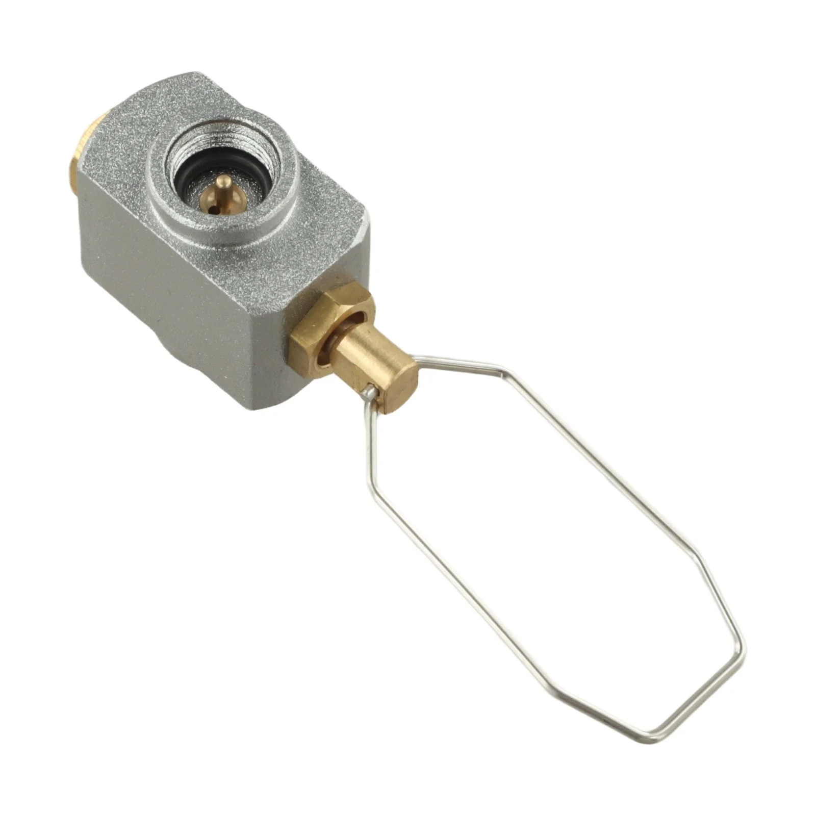 Inflation Valve Gas Canister Valve Camping Backpacking Pressure Relief Valve For Camping Multi-layer Sealing Rings
