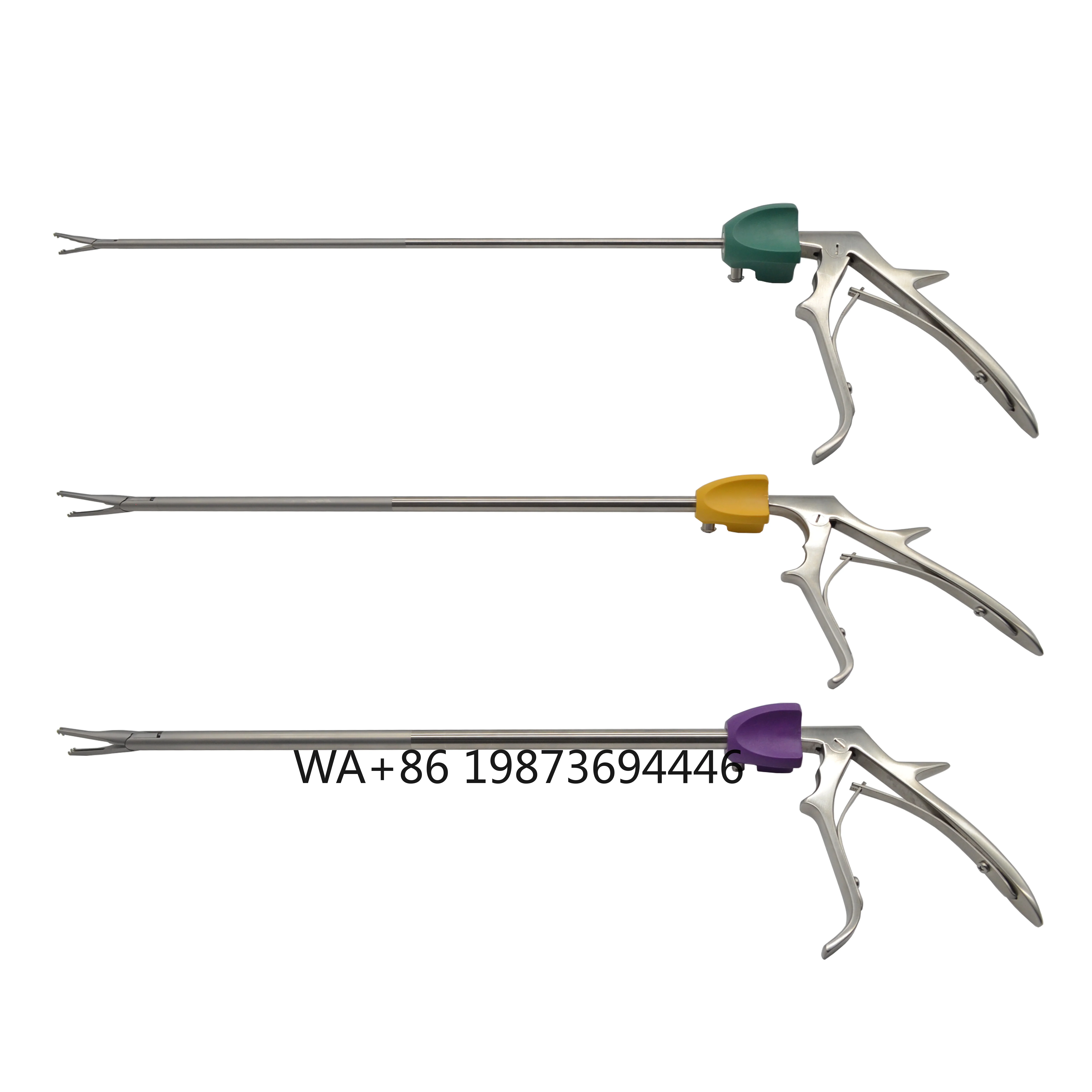 

Curved Open Laparoscopic Medical Hem-O-Lok Applicator Stainless Steel Abdominal Surgery Equipments for Surgery