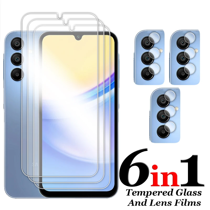 

For Samsung Galaxy A16 5G Glass For Samsung A16 A17 5G Tempered Glass Full Glue Clear Screen Protector For Galaxy A16 Film