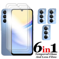 For Samsung Galaxy A16 5G Glass For Samsung A16 A17 5G Tempered Glass Full Glue Clear Screen Protector For Galaxy A16 Film