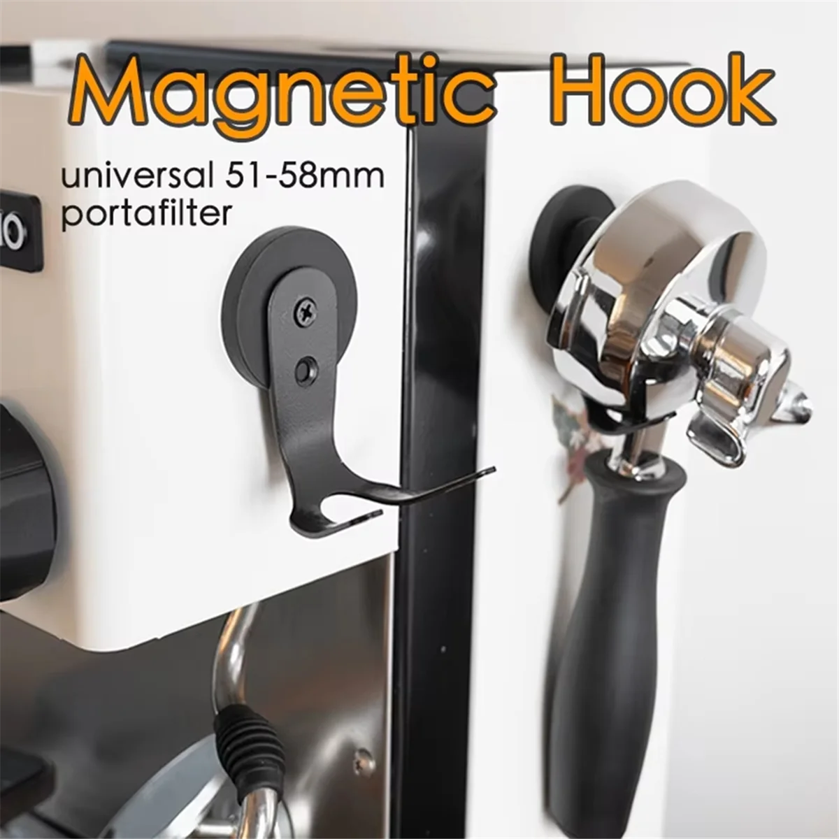 A56XQ 2 uds soporte para portafiltro de café estante magnético para organizar accesorios de Espresso para manipulación, soporte de mango de herramienta de café B