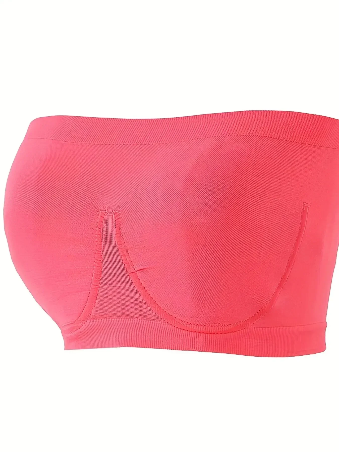 Women\'s backless sexy strapless breathable high elastic comfortable wireless a word around the bust wrap sports ladies underwear