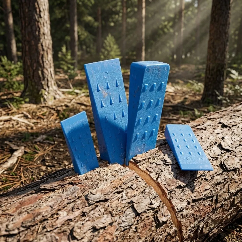 ABS Plastic Logging Wedge Set 5.5 & 8 Inch For Chainsaws Tree Felling Cutting Tool, Garden  Power Equipment Parts