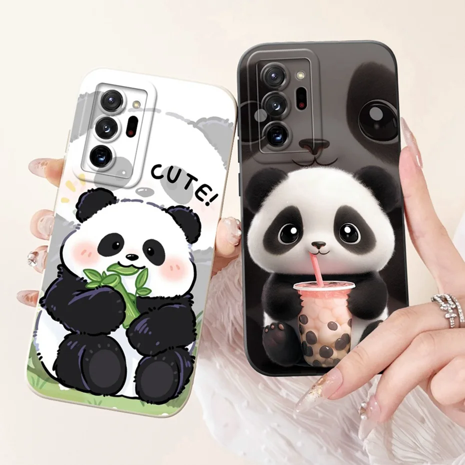 Lens Protective Case For Samsung Galaxy Note 20 Ultra / Note 20 Lovely Soft Silicone Back Cover For Samsung Note20 20Ultra 5G