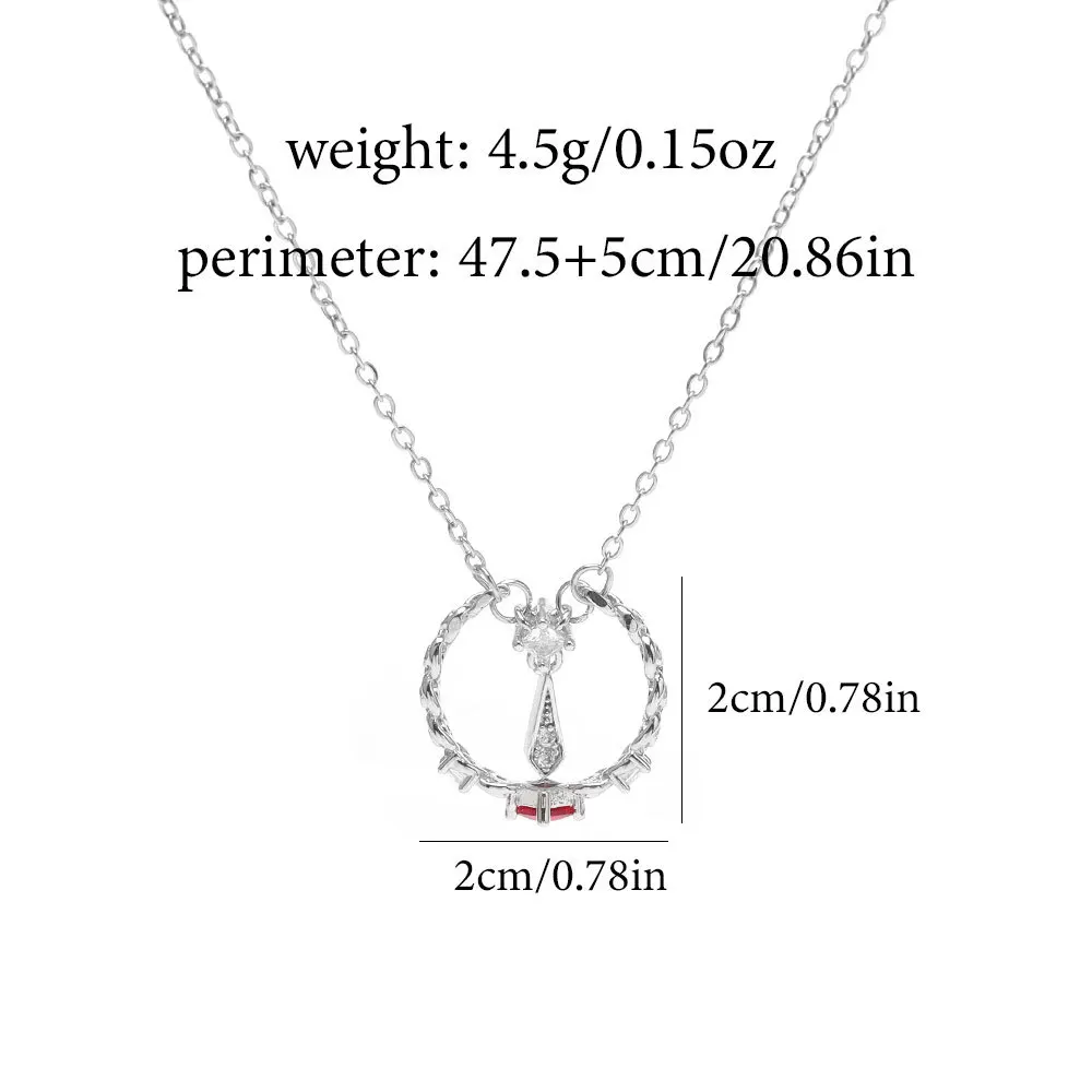 Anime Tian Guan Ci Fu Cosplay Necklace Heaven Official's Blessing Hua Cheng Xie Lian Bone Pendant Choker Accessories Jewelry